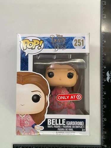 Funko Pop! Disney: Belle (Garderobe) #251 Target Exclusive Vinyl Figure -CN C4