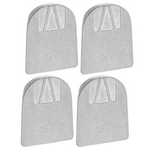 4 Pcs Support De Modification Rétroviseur Extérieur Voiture En Aluminium