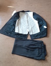 Anzug Smoking Hochzeitsanzug Masterhand Herren 5teil mit Weste, Plastron, Tuch