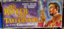 Die Ritter der Tafelrunde -  1954 Original Kino Transparent 1951 3 x 1,5 mtr.