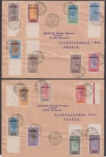 French Haute-Volta 1926 2 covers GAOUA to Valenciennes