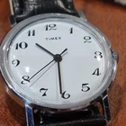 1975@ Timex Mercury Watch  (8/10) - boxed , 20mm leather strap. Excellent.