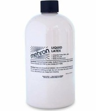 Mehron Liquid Latex - Clear - Theatrical Makeup - 16 oz