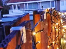 Outdoor Fence Light Clips – Top Edge Brackets for Hanging Garden Lighting