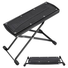 Subay Pedicure Foot Rest, 6 Heights 12.36 x 5.87 x 0.87 Inch, Black