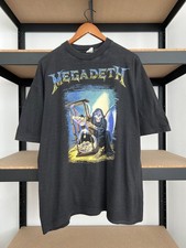 Vintage 90s Megadeth Countdown to Extinction Black T-shirt Sz XL