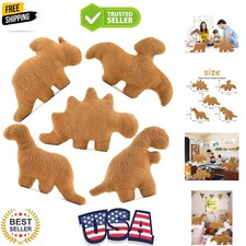 5 Packs Dino Nugget Pillow Plush, Large Dinosaur Chicken Nugget Pillow Stuffe...