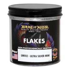 House Of Kolor Umf02 Ultra Silver Mini Dry Flake Paint Effect 3 Oz.
