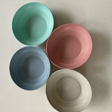 Vintage Tupperware Pastel Colors Cereal Bowls...