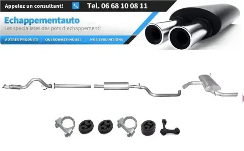 Collecteur échappement Seat Altea 1.2 TSi en acier renforcé anti-fissure