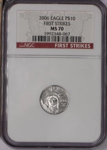 2006 American Platinum Eagle — photo from the most recent tracked eBay sale