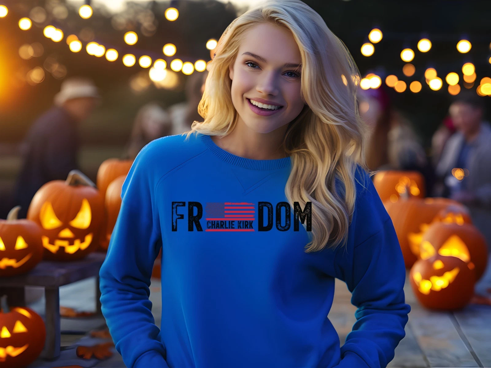 Freedom Sweatshirt Patriotic Conservative USA American Flag Unisex Gift