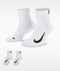 Nike Court Multiplier Max Men's Ankle Socks 2 Pairs White Size S-XL Sportswear