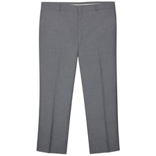 Vintage LL Bean Pants Mens 38x29 Gray Wool Trousers Slacks Made in USA Office