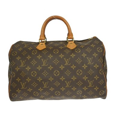 LOUIS VUITTON SPEEDY 35 HANDBAG PURSE MONOGRAM