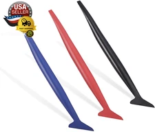 3PCS Car Micro Squeegee Curves Slot Tint Tool Set, Auto Vinyl Wrap Tool Kit, 3 i