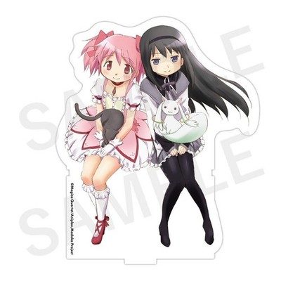 Madoka Kaname & Homura Akemi 2-Wege Acrylständer: Puella Magi Madoka Magica