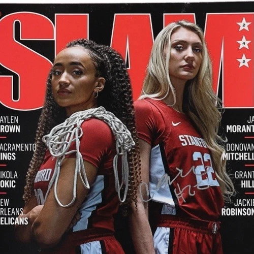 CAMERON BRINK Signed Auto 2023 Slam Magazine WNBA LA Sparks PSA COA - Image 2 of 3