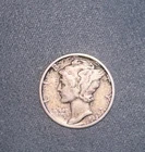 1942 S Silver Mercury Dime