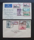 NEW ZEALAND - 1948-50 SCARCE OTAGO & CANTERBURY CENT. FIRST DAY COVERS VFU RR