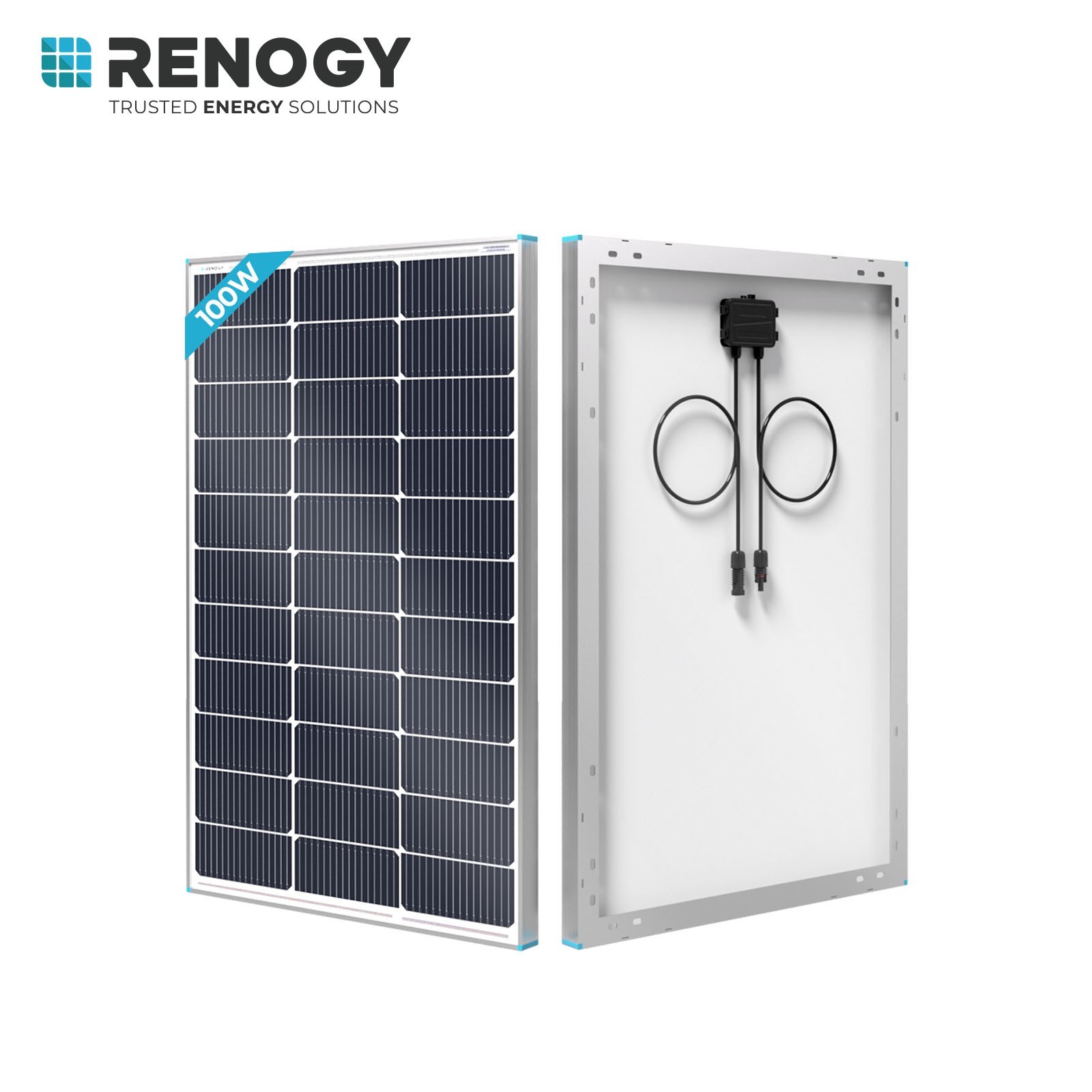 Renogy 16BB N-Type 100 Watt Solar Panel PV Off-Grid Power Mo
