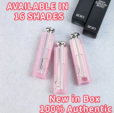 NIB 100% Authentic DIOR Dior Addict Lip Glow Balm, 16 SHADES, 0.11 oz