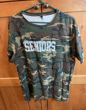 Vintage Humorous Seniors Camo T Shirt L You Can't See US made in USA