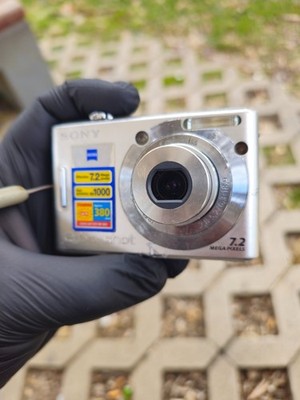 Sony Cyber-shot DSC-W35 7.2MP Digital Camera - Silver for sale