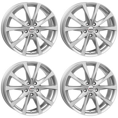 4 Autec Brixen Felgen 7,0x18 5x114,3 SIL für Mercedes-Benz T EQT Citan Aluräder