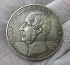 1854B German States HANNOVER 2 Thaler KM# 229 (Estate Fresh)