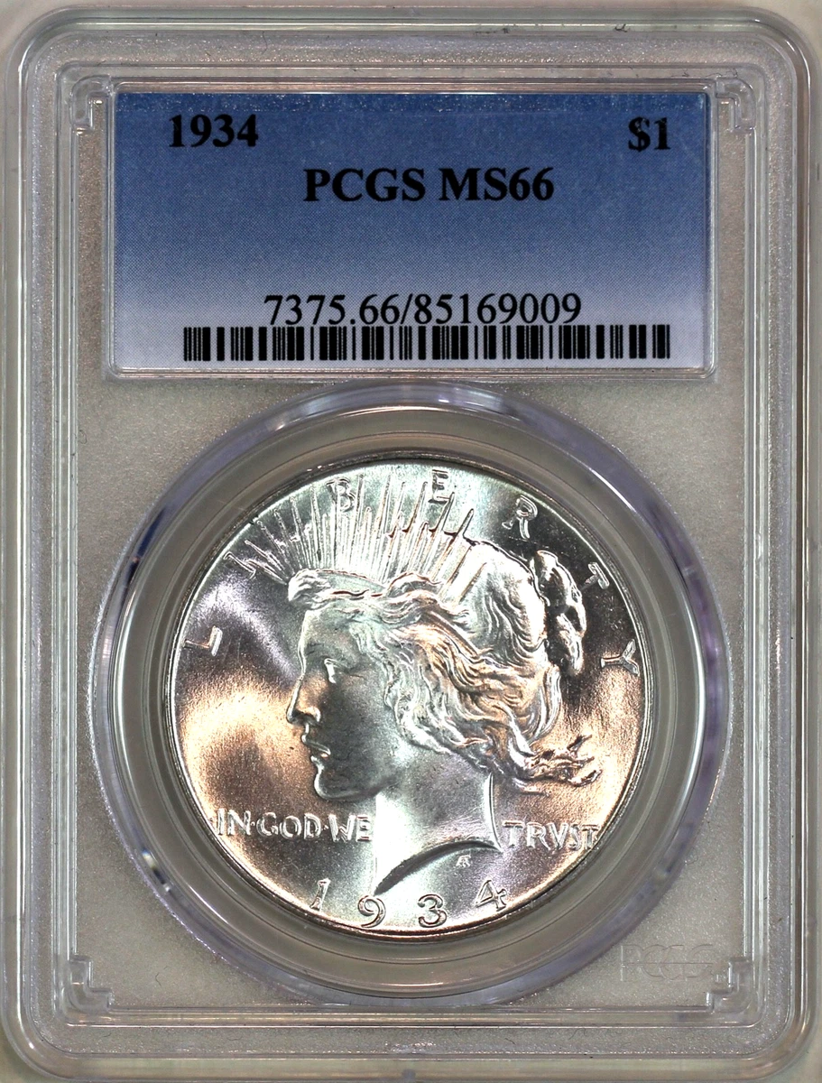 MS 66 PCGS Peace Dollars 1921-1935 for sale | eBay