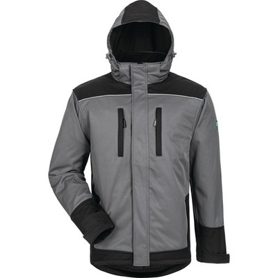 Wintersoftshelljacke Ajax Gr.M grau/schwarz ELYSEE