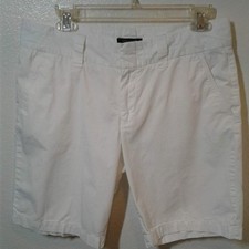 Tommy Hilfiger Women's White 100 Cotton Shorts Size: 8