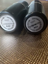 Lot 2 Discontinued MAC Lipstick STRENGTH
