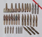 USSR Calligraphy tips & Poster nibs vintage Lot 35x Lettering Ink drawing tool