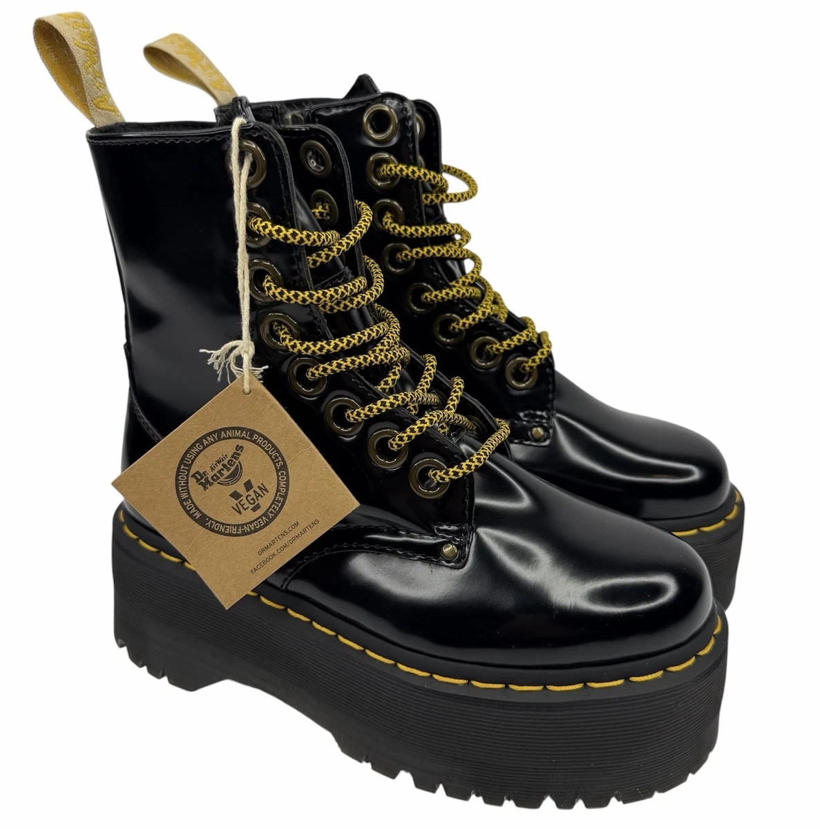 Dr. Martens Jadon Black Boots for Women for sale - eBay
