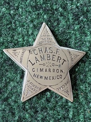 Franklin Mint Chas F Lambert New Mexico Badge Sterling Silver