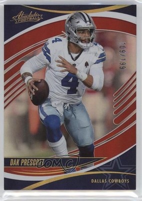 2025 Panini Absolute Spectrum Red 109/199 Dak Prescott #73 18kg