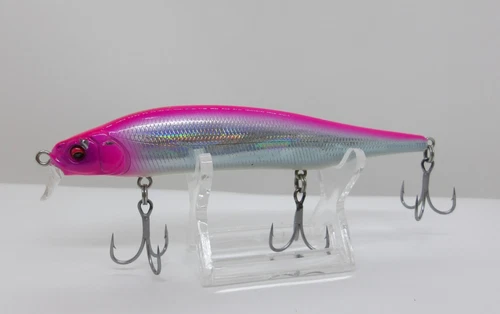 Megabass X-80 MAGNUM SR Coral Pink Head GB 115 mm 15gFLOATING Minnow Used