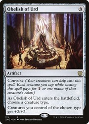 Obelisk of Urd 115 Rare Commander: Zendikar Rising Magic: The Gathering