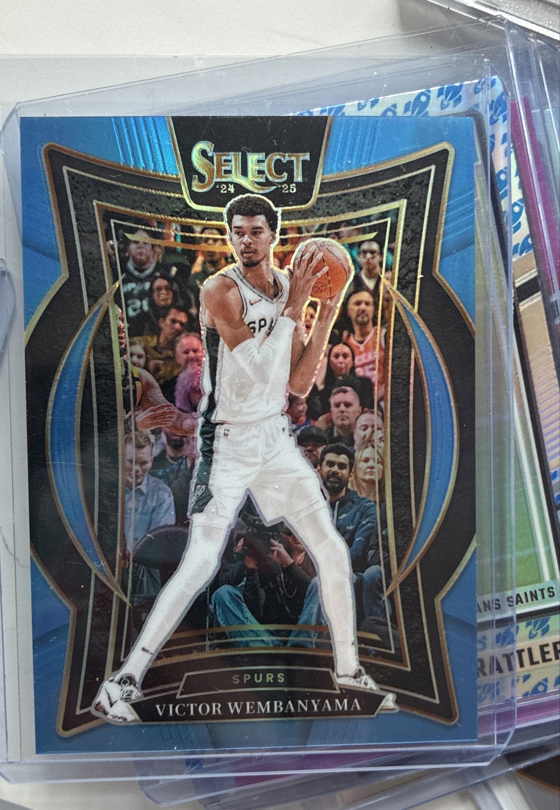 2024-25 Panini Select - Concourse Victor Wembanyama #9 Light Blue Prizm /299