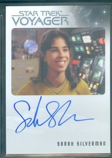 Star Trek Voyager Archives & Inscriptions Sarah Silverman Autograph Card 6