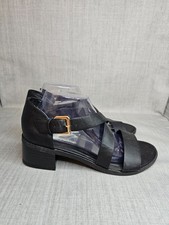 Atmosphere Black Block Heel Strappy Sandals