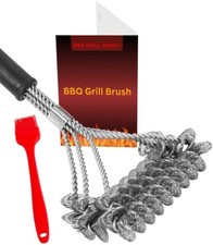 Bristle Free Barbecue Grill Brush Best for Gas/Charcoal Barbeque Clean Brush