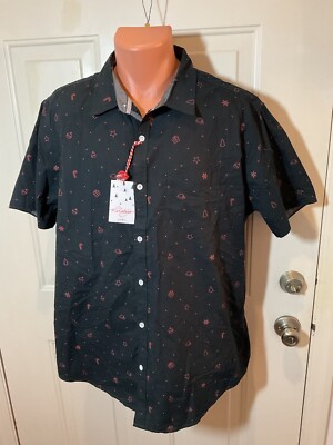 Short Sleeve Pd And C Mens Shirts PD And C Short Sleeve Button Up
