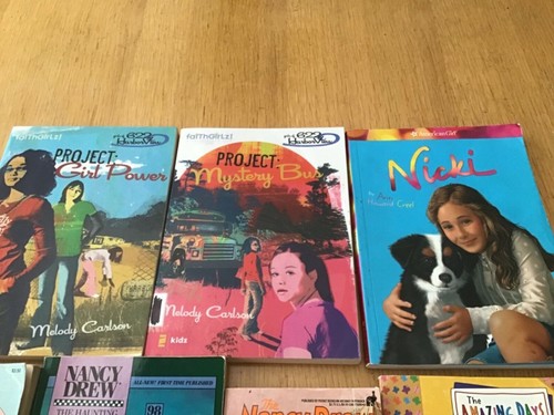 Girls Reader lot Age 8-12, 15 books Nancy Drew Indian Summer,Project Girl Power - Picture 2 of 4