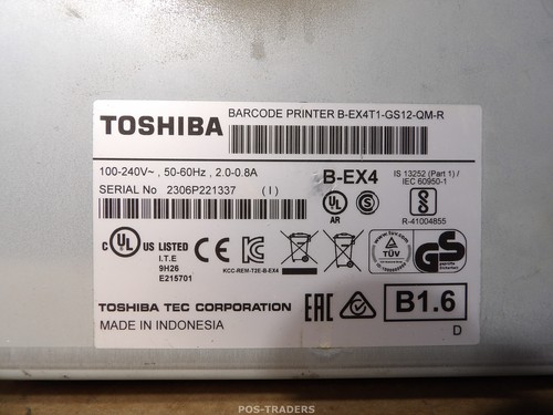 Toshiba B-EX4 Thermal Barcode Label Printer 104mm USB LAN - 380,5 KM - LINES - Afbeelding 9 van 9