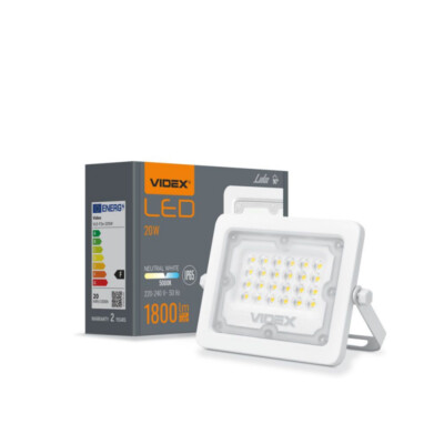 LED Fluter Außen Strahler VIDEX F2e 20W 5000K Scheinwerfer Flutlicht IP65 Weiß