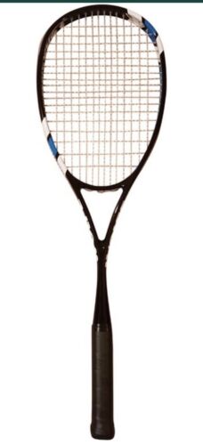 NEW Wolfe Sports Squash Racquet Lightweight Black Blue w Travel Case - Picture 1 of 6