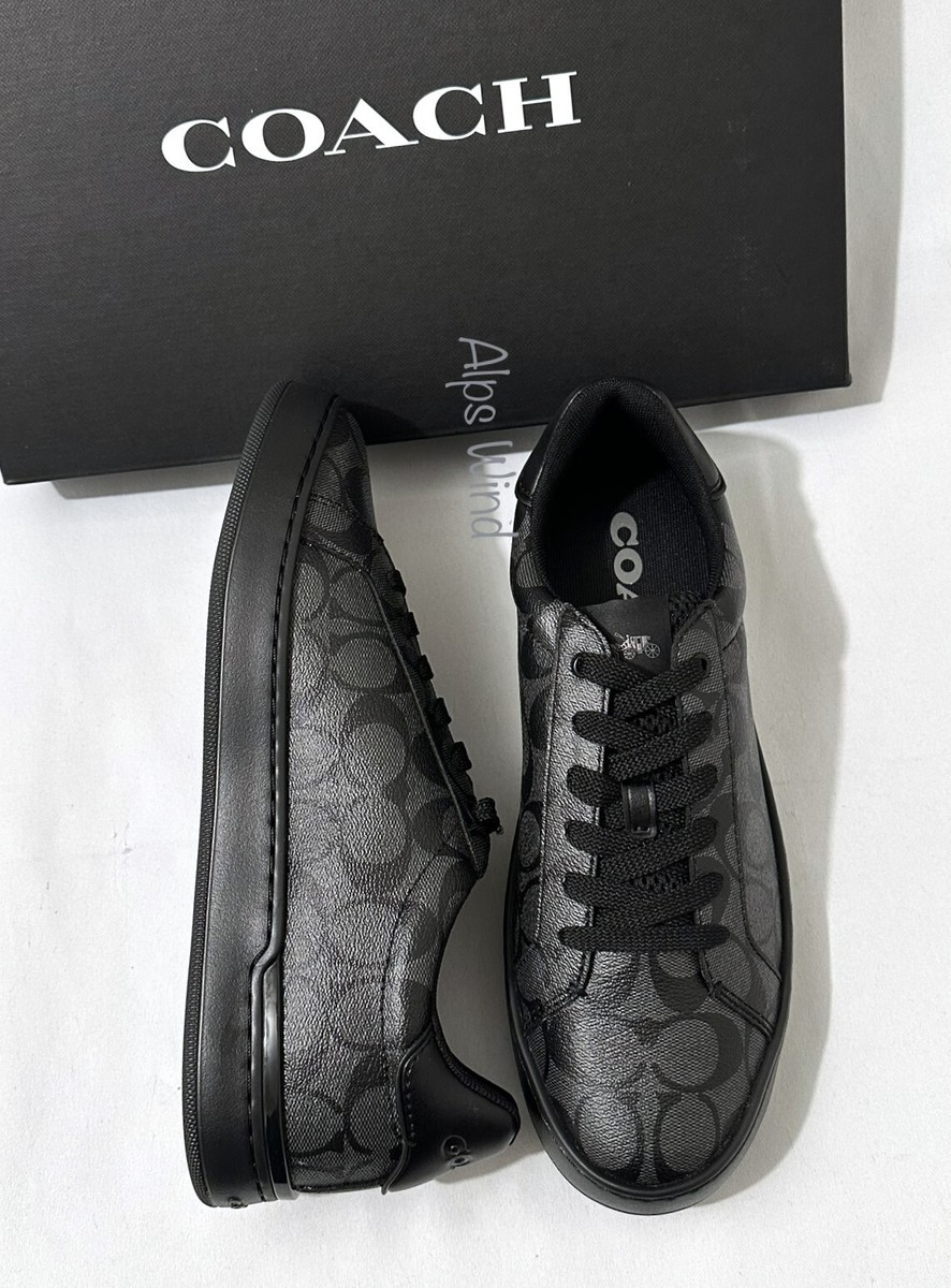 COACH / ローカットスニーカー/26cm/BLK NEW Coach Clip Signature Low Top Sneaker Charcoal/Black G4949